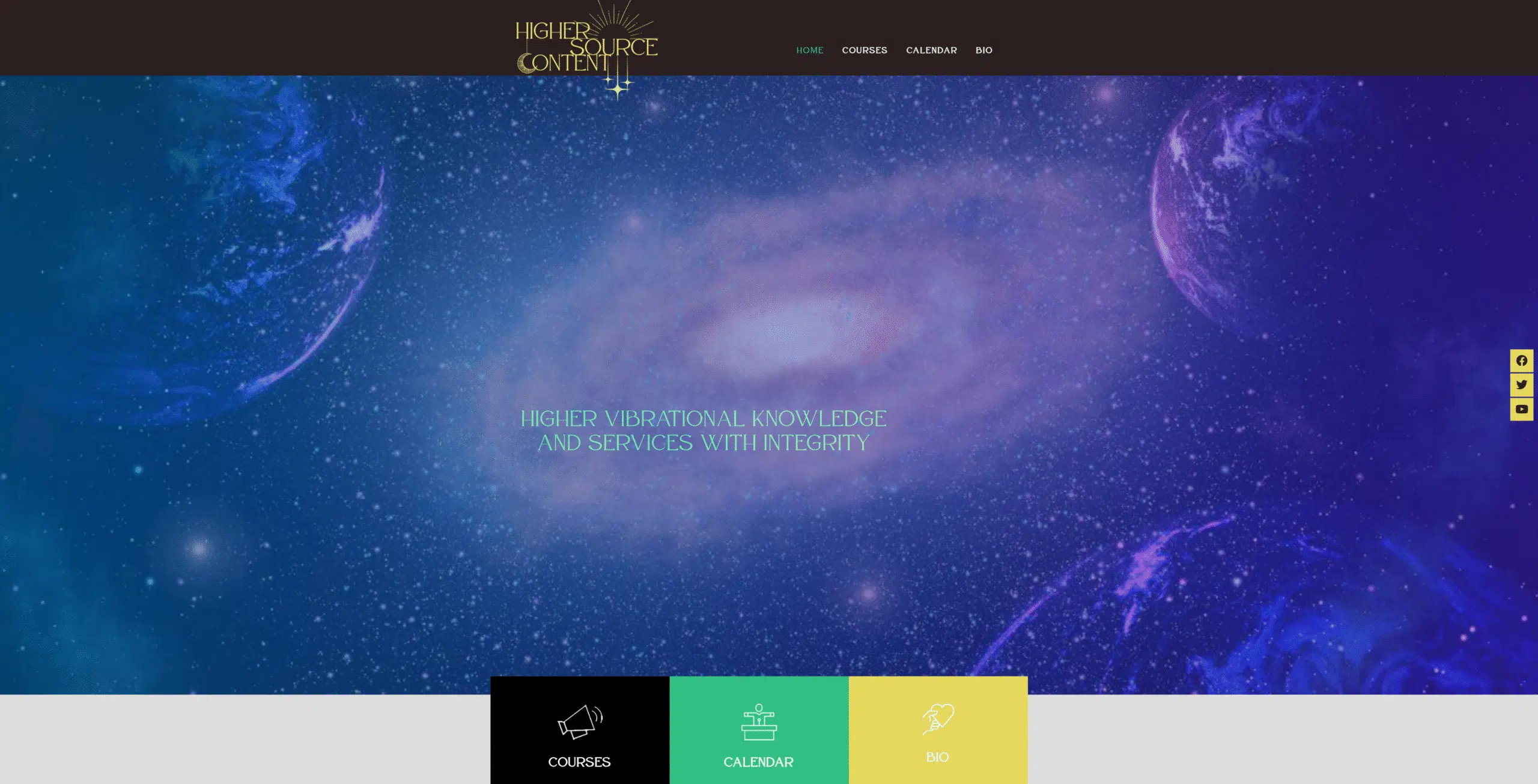 Higher Source Content Home Page